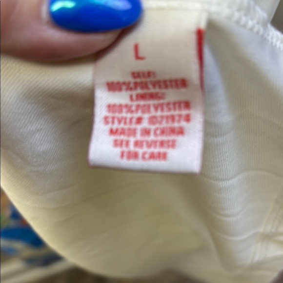 Flying tomato Colorful Dress with Blue Accents. Size L. - Picture 6 of 7